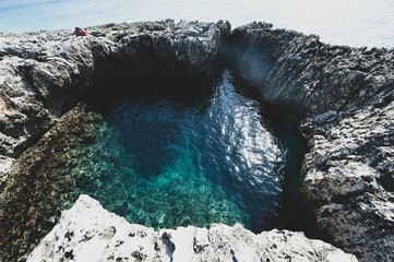 The Caribbean and crystalline sea to the Tremiti islands in Puglia