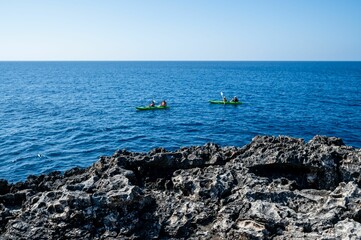 The Caribbean and crystalline sea to the Tremiti islands in Puglia