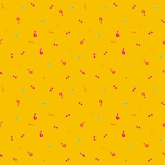 Punctuation marks seamless school pattern for kids for notebooks and clothes print and fabrics and wrapping paper