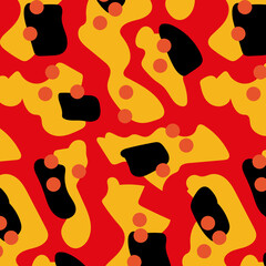 Seamless pattern. Blots. Abstract pattern. Universal vector texture for print and design.