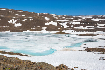 Lake on Putorana Plateau. Russia, Taimyr
