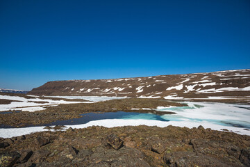 Lake on Putorana Plateau. Russia, Taimyr