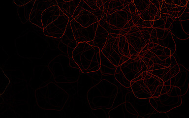 Dark Orange vector texture with abstract forms.