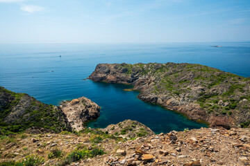 cap de creus coast in catalonia