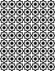 KDP Geometric Seamless Vector Patterns Graphic. black and white coloring page pattern. KDP interior SVG file
