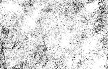 Grunge Black And White Urban. Dark Messy Dust Overlay Distress Background. Easy To Create Abstract Dotted, Scratched, Vintage Effect With Noise And Grain
