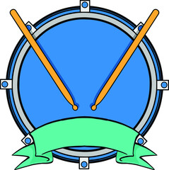 snare drum logo ang emblem