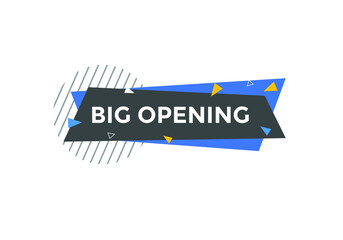 Big opening text symbol. Big opening text web template Vector Illustration.
