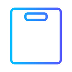 chopping board gradient icon