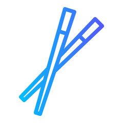 chopstick gradient icon