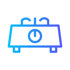 gas stove gradient icon