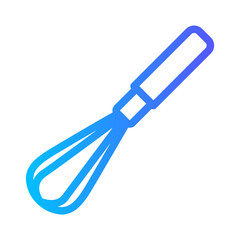 hand mixer gradient icon