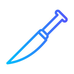 knife gradient icon