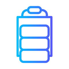 lunch box gradient icon