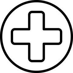  Plus Math Symbol Icon Vector Design Illustration on white background..eps