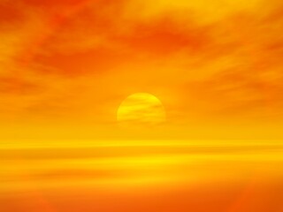 幻想的な夕暮れ