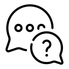 Discuss Issue line icon
