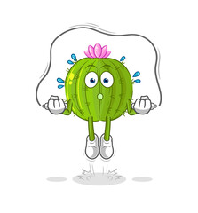 cactus jump rope exercise. character vector