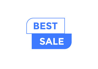 Best sale text symbol. Best sale text web template Vector Illustration.

