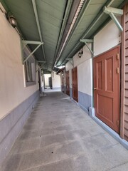 entrance to the house