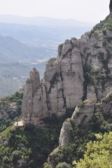 cliff in the mountains
