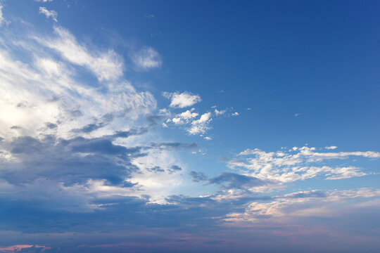 early evening sky and clouds © 本松 昭茂 