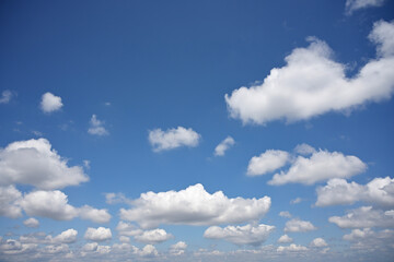 blue sky with clouds