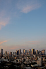 city skyline at sunrise 2022/05/30 04:28 Tokyo Shinjuku