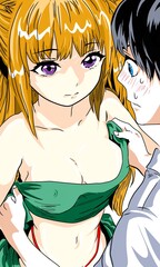 the girl in the bathroom