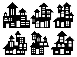 Halloween Castle Silhouette