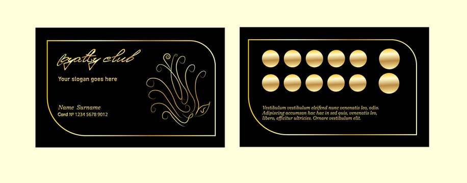 luxury style loyalty card230722