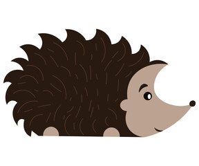 an animal hedgehog that lives in the wild