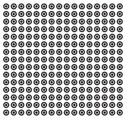 Vector halftone circles seamless pattern. Halftone circles vector seamless pattern.