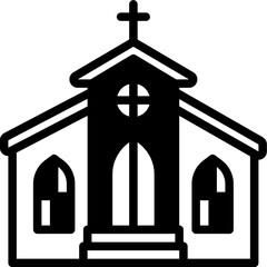 Fototapeta premium church icon