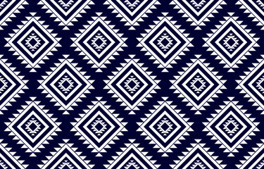 Geometric ethnic oriental seamless pattern traditional. Fabric Aztec pattern background. Design for wallpaper, illustration, fabric, clothing, carpet, textile, batik, embroidery.