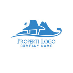 Fototapeta premium eco-friendly housing logo for housing design purposes 