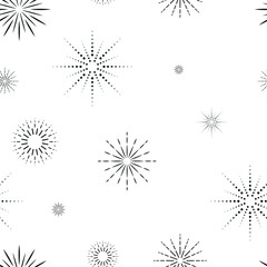 Obraz premium snowflakes on white