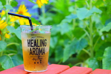 cold drink in summer