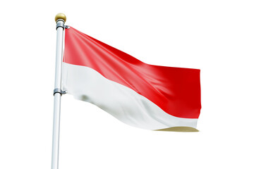 Fototapeta na wymiar Indonesia Independence Day Flag