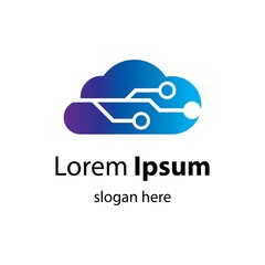 Cloud tech logo images