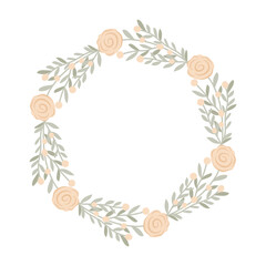 Beautiful flower Wreath