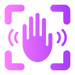 Obraz premium stabilizer gradient icon