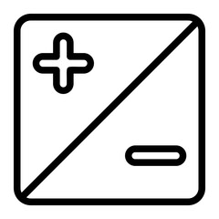 Obraz premium exposure line icon