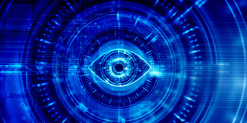 2d rendering Human eye structure