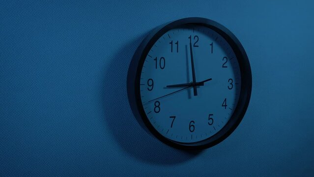 Clock Nears 9 In The Evening