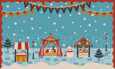 Fototapeta premium クリスマスマーケット