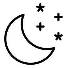 Obraz premium Night Sky Icon