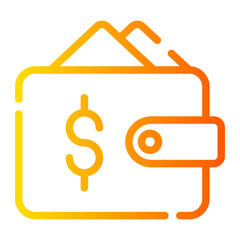 wallet gradient icon