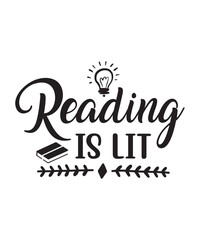 Obraz premium book lovers t shirts design