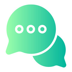 chat gradient icon